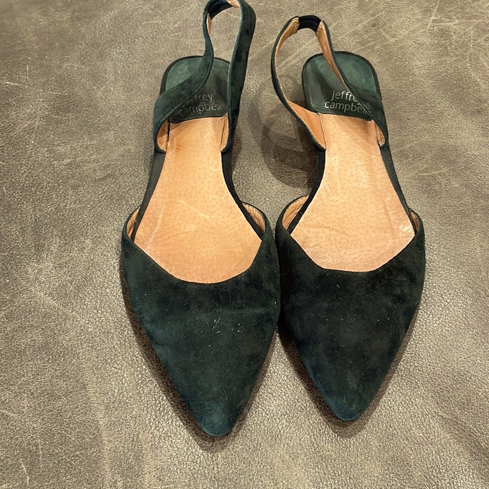 Jeffrey Campbell Suede Slingback Shoes